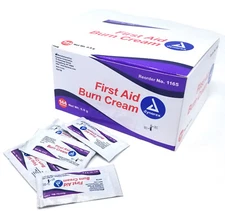 First Aid Burn Cream Lidocaine Infection & Relive Pain - 0.9g 144 Packets 1165