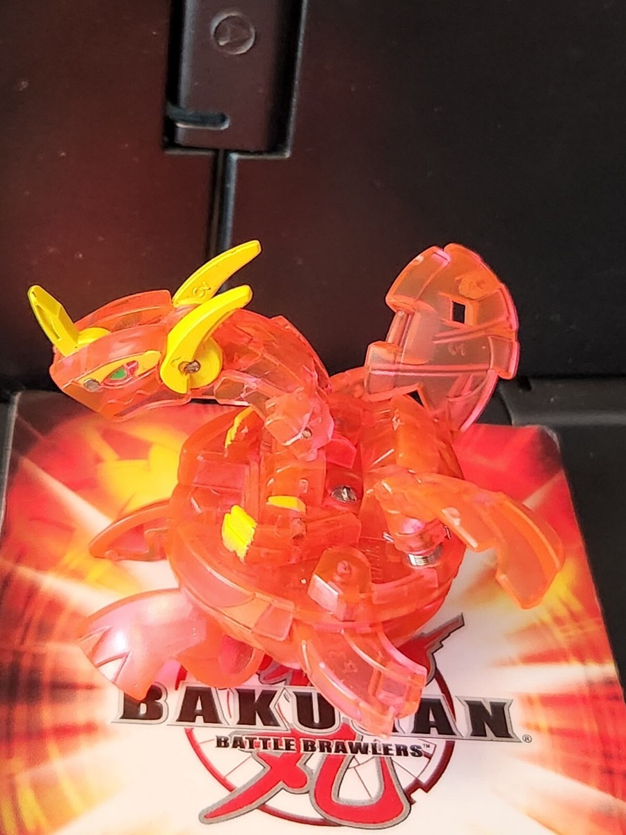 Bakugan Translucent Pyrus Helix Dragonoid | eBay