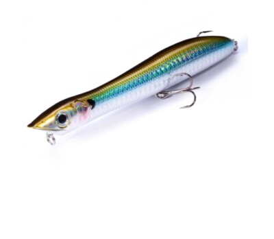 bass masters free lures L&S Bass Master Model 15 Vintage Jointed Plastic Fishing Lure, Silver Flash