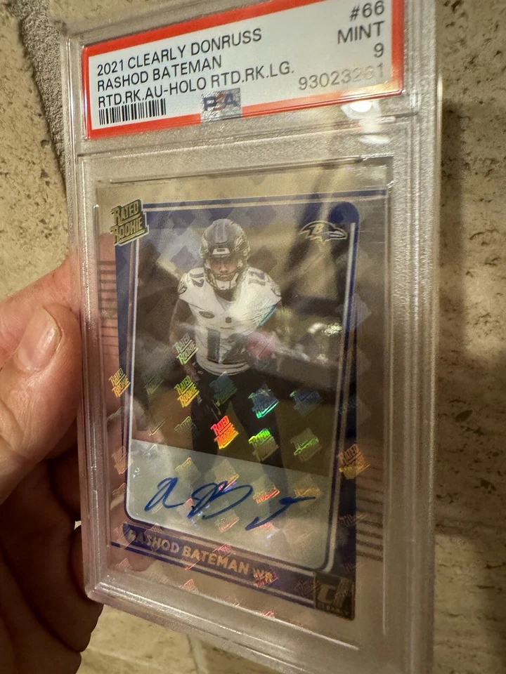 2021 PANINI CLEARLY DONRUSS RATED ROOKIE AUTOGRAPH-HOLO RATED ROOKIE LOGO PSA 9 - Image 4 of 4