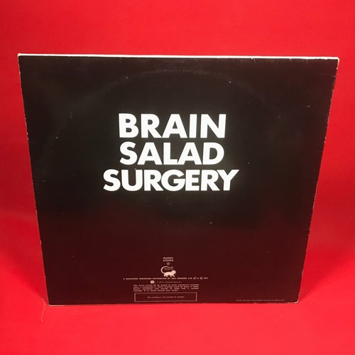 EMERSON LAKE & PALMER Brain Salad Surgery 1988 German issue vinyl LP Jerusalem - Picture 2 of 4
