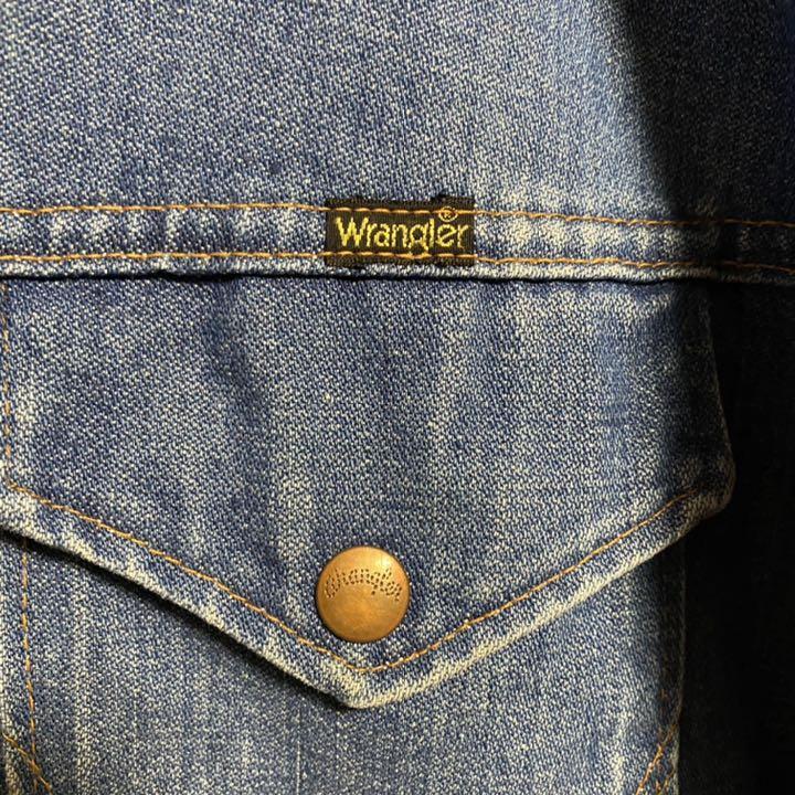 [Japan Used Fahion] 90S Old Clothes Wrangler Boa Denim Lunch Coat Big  Silhouette