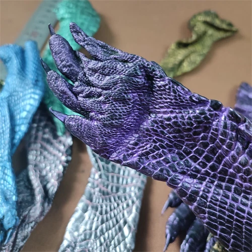 2PCS Real Alligator Crocodile Skin Paw Leather Hide Pelt DIY Craft Accessories - Picture 10 of 36