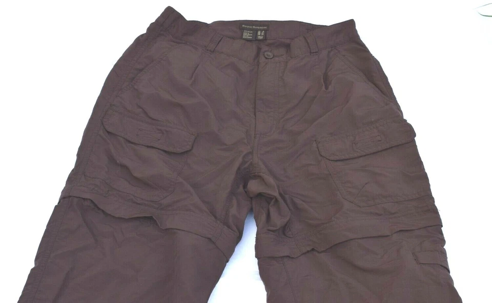 Pantalones convertibles de nailon para mujer Royal Robbins marrón talla 8 Foto 2 de 4