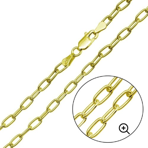 Catenina Argento Sterling Snake 1.4mm - Placcata Rodio - Colore Bianco Lucido