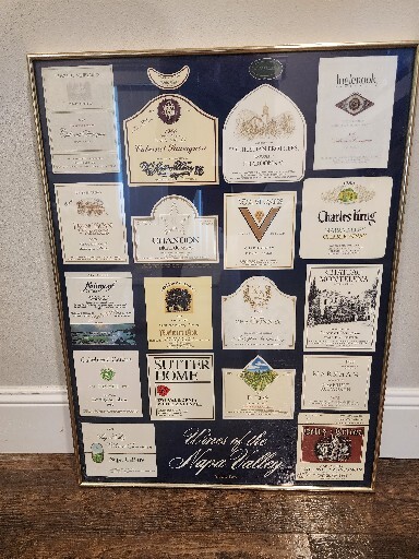 VINTAGE Wines of the Napa Valley Wine Label Series TWO