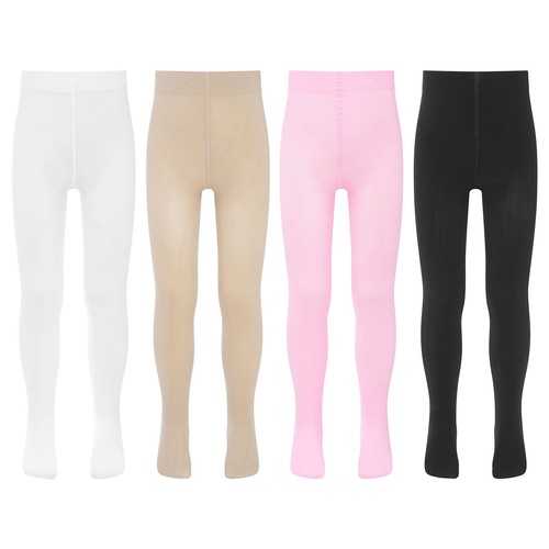 Kids Girls Ballet Dance Tights Footed Tights Stocking PantyhoseTraining Trousers - Picture 6 of 52