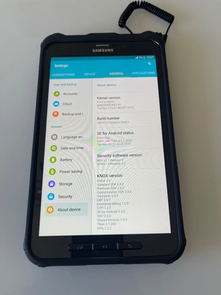 Ecom Tab- EX 01 D2 SM-T365 16GB 8'' Black Intrinsically safe Unlocked Wifi +Lte - Image 3 of 4