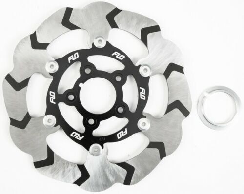 Flo Motorsports HD-800 Floating Brake Rotor 11.5 Silver Harley Twin Cam 84-13