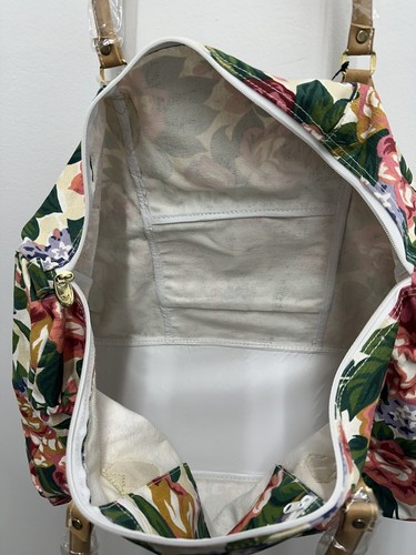 NEW! Vintage Carpet Bags of America Floral Duffel Bag XL Tote Weekender Travel - Picture 8 of 8