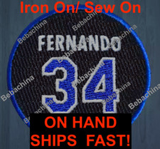 Fernando Valenzuela Patch World Series Memorial 34 LA Dodgers Los Angeles