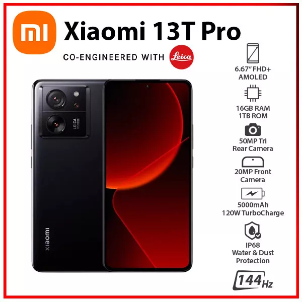 Original Xiaomi 13T Pro 5G 256/512GB ROM SmartPhone Dimensity 9200 Original Xiaomi 13T Pro 5G 256/512GB ROM SmartPhone Dimensity 9200