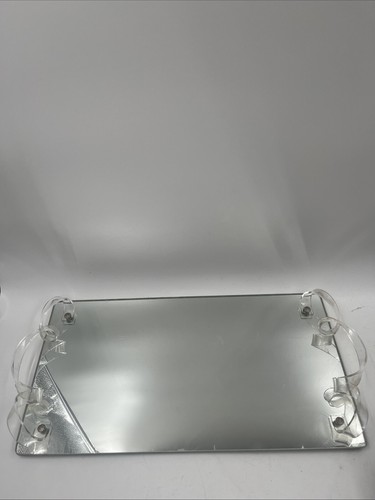 Vintage Retro Lucite Dorothy Thorpe Inspired Handles on Mirrored Vanity Tray - Afbeelding 3 van 8