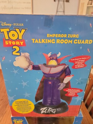 Emperor Zurg Talking Room Guard Vintage 1999 12” Toy Story2 by