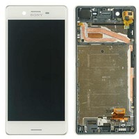 Genuine Sony Xperia X F5121 Display Glass Touchscreen Module + Frame White