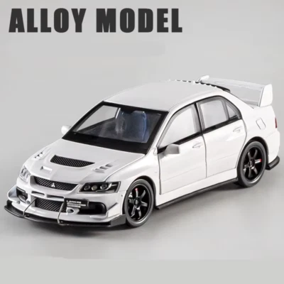 1:32 Mitsubishi Lancer Evolution EVO IX 9 Alloy Sports Car Model Diecast Metal R