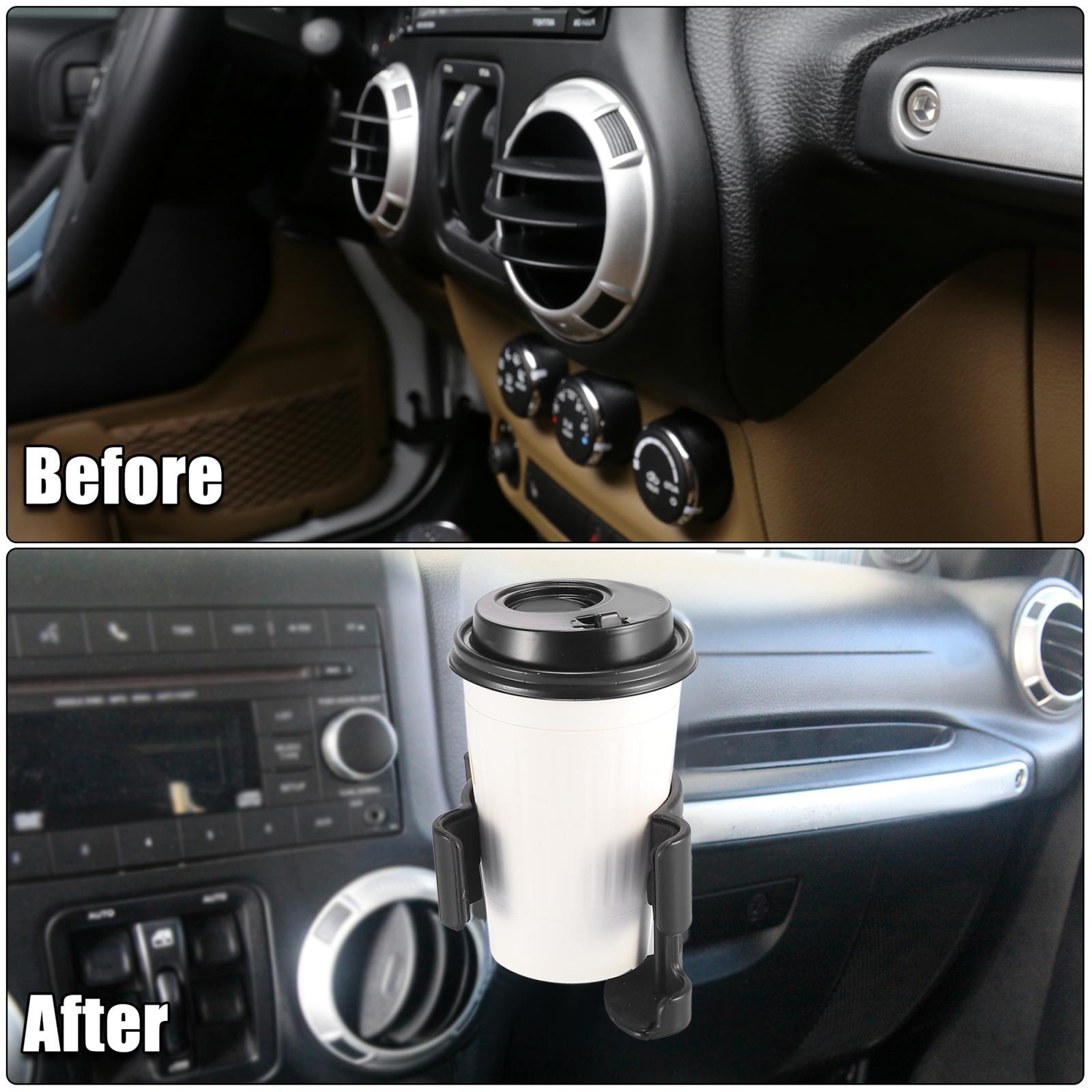 Cell Phone Mount Holder Drink Cup Bracket Kit for Jeep Wrangler JK JKU