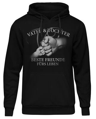 Vater und Tochter Herren Kapuzenpullover | Papa Held Freundschaft Männer Freunde - Bild 1 von 3