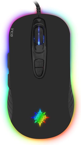 Inca PHALDOR RGB Makro Tasten Professional Gaming Maus schwarz 3200 DPI 7 Tasten - Bild 2 von 6