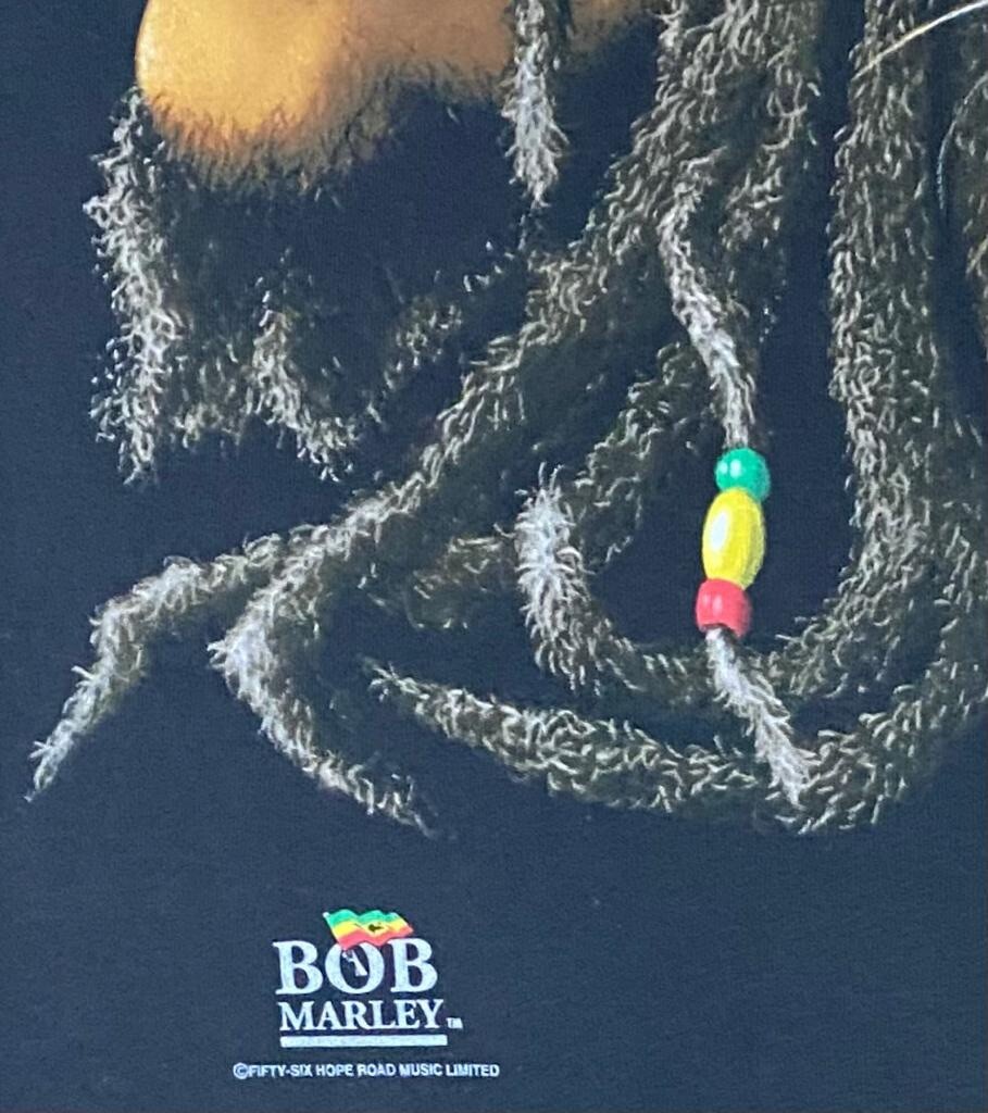 Vintage 2000 ZION ROOTSWEAR Men's BOB MARLEY Lion Dreads T-shirt