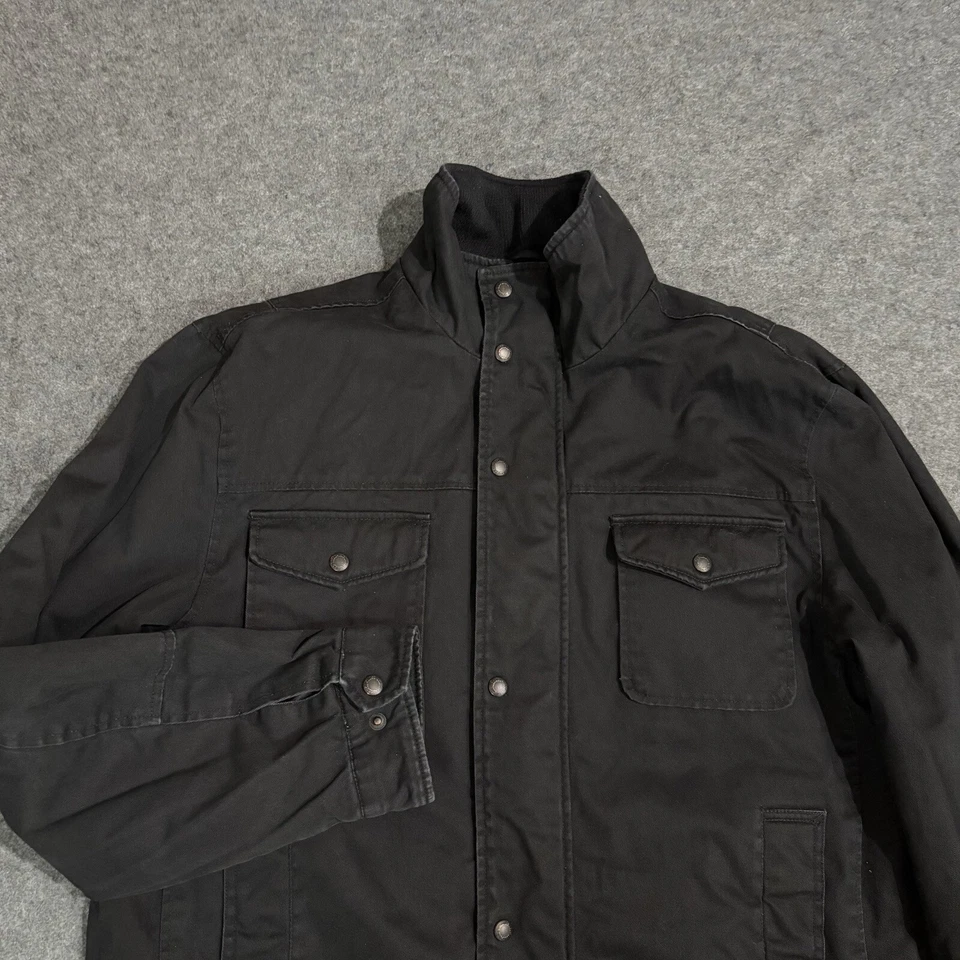 Куртка мужская Levi's Straus водитель грузовика XL на молнии шерпа с подкладкой полиэстер черная - Изображение 3 из 4