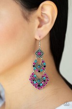 Paparazzi - All For The GLAM Multi Earrings BEAUTIFUL LQQK