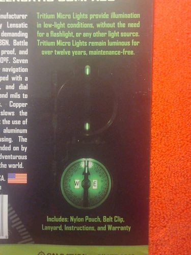 Cammenga Model 3H Tritium Lensatic Compass US Military ODG NOV 2019 NEW w Pouch - Picture 15 of 18