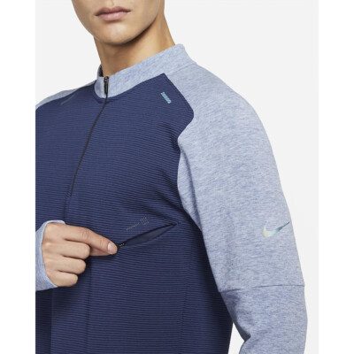 Nike Pinnacle Run Division Men's Running Midlayer Top S Blue