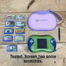 LeapFrog Leapster 2 Kids Learning Tablet Pink with 9 games all tested  work