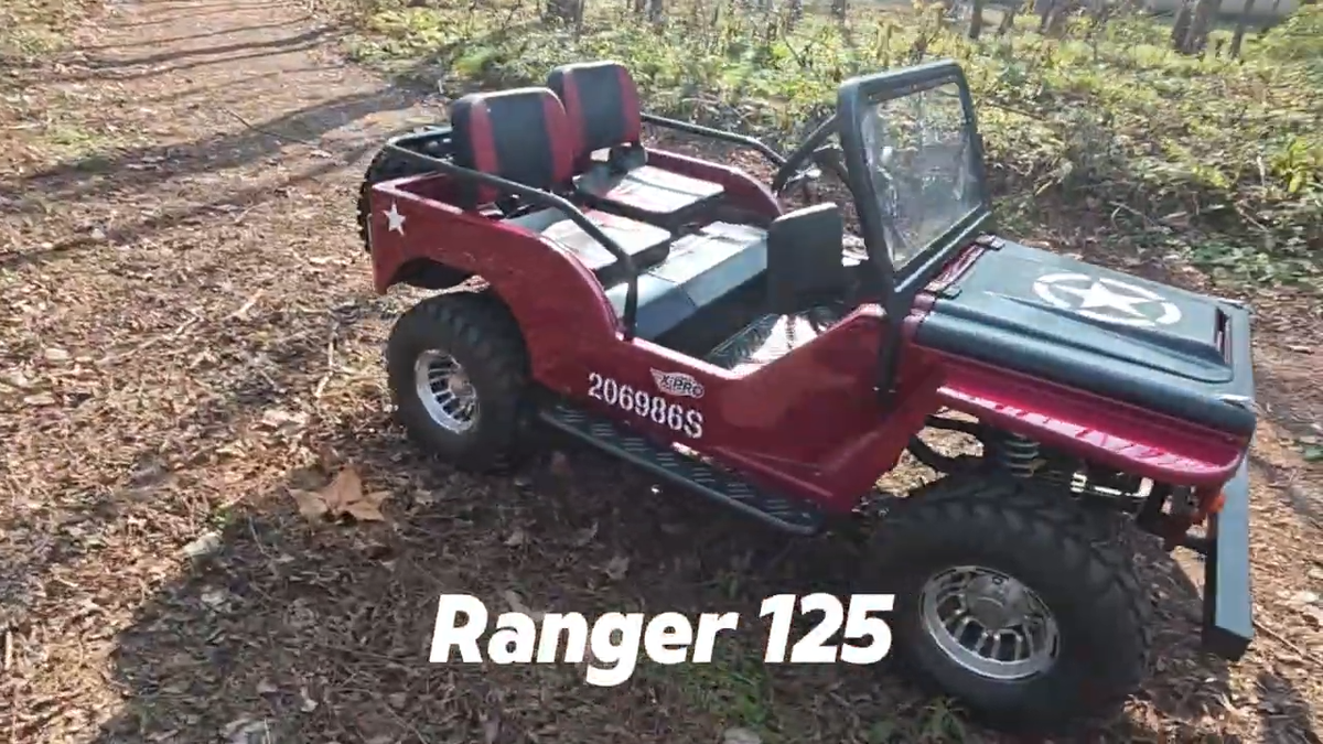X-PRO Ranger 125 Mini Jeep Go Kart 125cc Gas Powered 4 Stroke