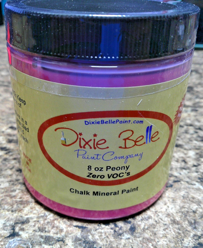 Dixie Belle Chalk Mineral Paint PEONY  8oz  ZERO VOC`S  NEW & SEALED