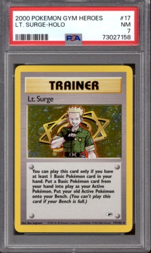 Lt. Surge (Unlimited) graded PSA 7 for sale on eBay