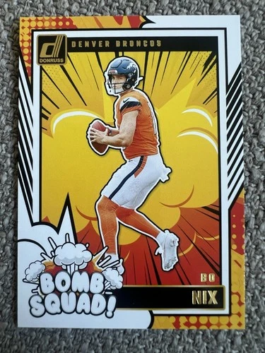2024 Panini Donruss - Bomb Squad Bo Nix #27 (RC)
