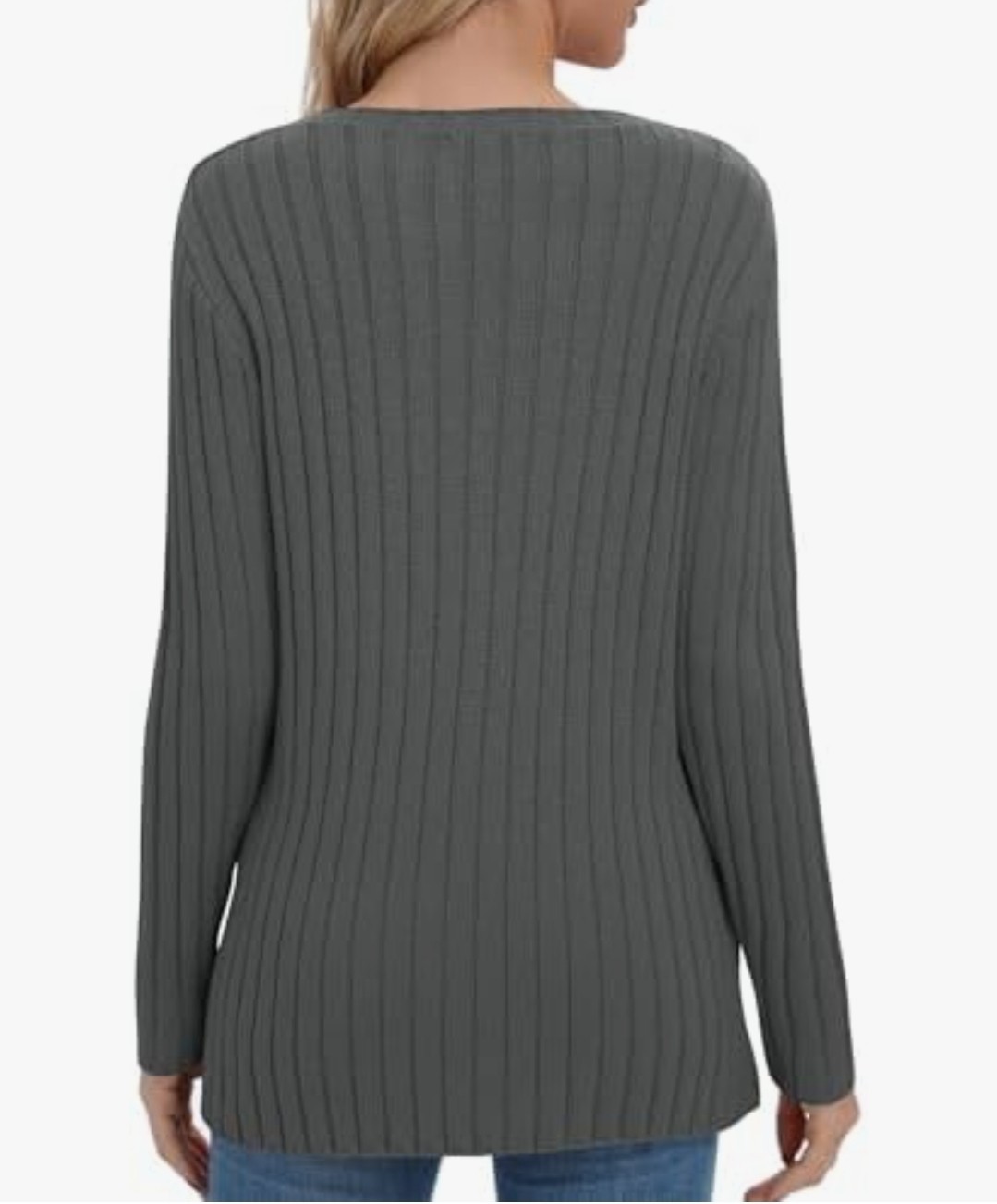 Urban CoCo Women's Sz M Long Sleeve Crewneck Spring Tunic Sweatshirt Casual Knit image 5