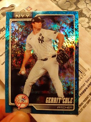 2026 Topps Series 2 Gerrit Cole Blue Holo 73/150 #450 Yankees