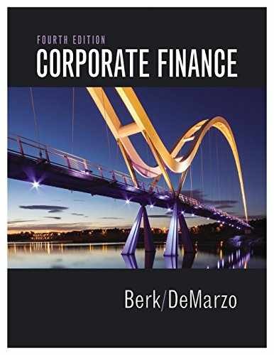 Corporate Finance (4Th Edition) - Hardcover, By Berk Jonathan; Demarzo - Good