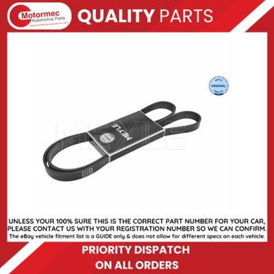 MEYLE Alternator Belt for BMW BMW E60 E61 520d N47 engine 11288574958