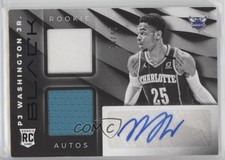 2019 Panini Black Rookie Variation Memorabilia 24/49 PJ Washington Jr Auto 04u9