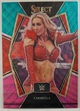 2022 Panini Select WWE #189 Carmella Tri-Color Prizms