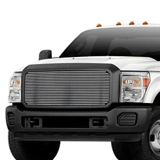 For Ford F-250 Super Duty 11-16 Main Grille 1-Pc Chrome Polished 8x6 mm
