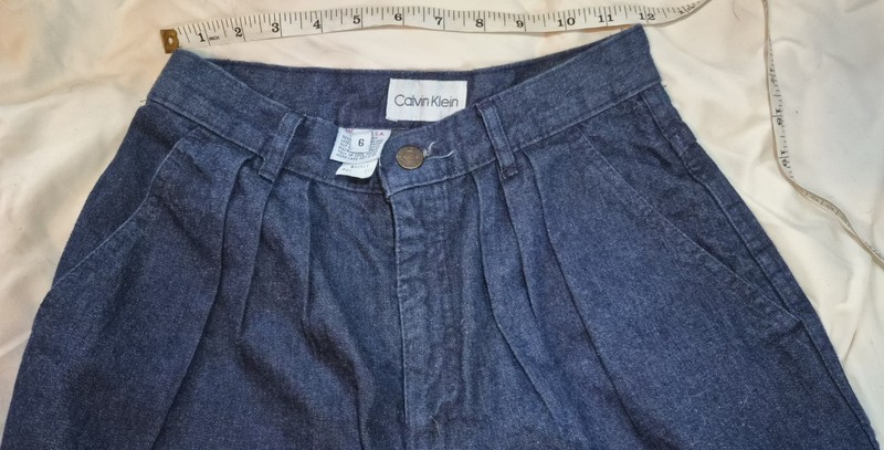Calvin Klein pleated jeans - New, Never Worn 1980s era