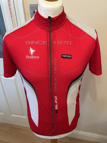 Nalini Pro Cycle Wear Short Sleeve Full Zip Cycling Top Size XL