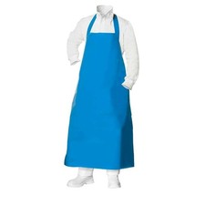 ! Metzgerschürze Gummischürze Fleischerschürze 120 cm blau Metzger Schürze NEU !