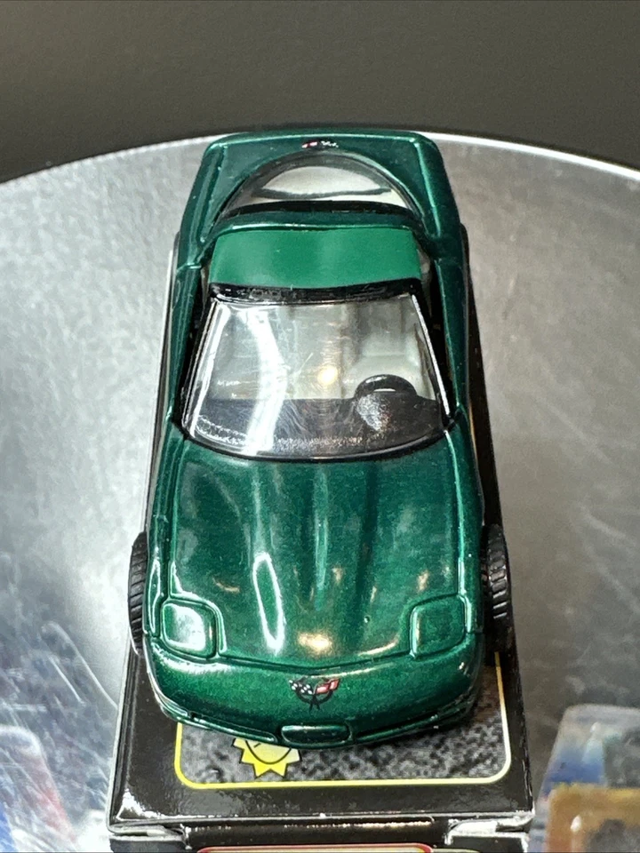 1997 Matchbox "Premiere Collection Corvette" '97 Corvette GREEN METALLIC - Image 3 of 4