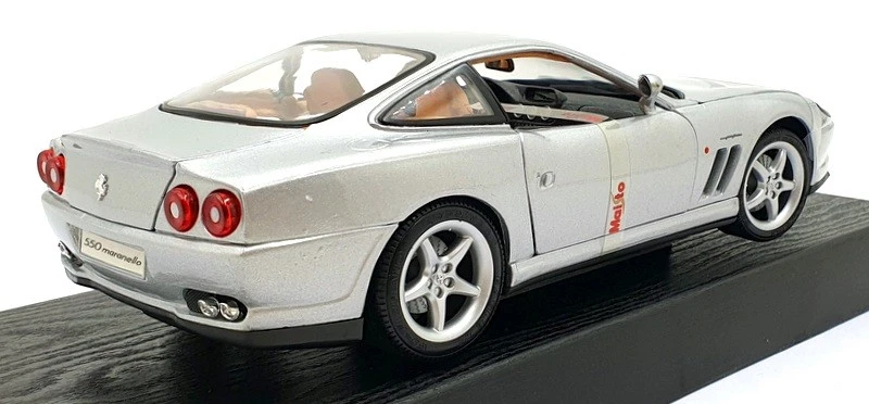 Maisto 1/18 Scale Diecast - 31839 Ferrari 550 Maranello 1996 Met. Grey - Image 2 of 4
