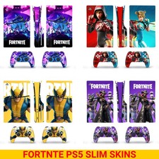Fortnit PS5 Slim Disk Decal Skin Sticker Wrap for PlayStation 5 Slim Console