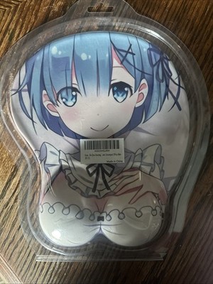 Anime 3D Silicon Cartoon Top Sexy Re Zero Boob Gaming Mouse Pad