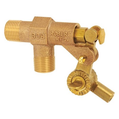 BOB R400-3/8 Float Valve,3/8 in.,Pipe,Brass,MNPT 48RJ89