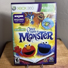 Videogioco X Box 360 Sesame Street Once Upon A Monster Edutainment Kinect CIB