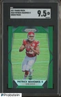 2017 Prizm Green #269 Patrick Mahomes II Chiefs RC Rookie SGC 9.5 MINT+